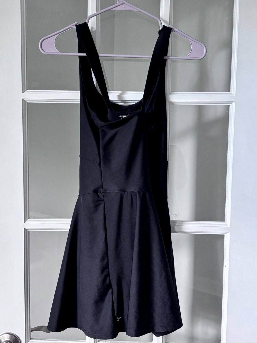 Old Navy PowerSoft Fit & Flare Athletic Dress Black M - Picture 2 of 9